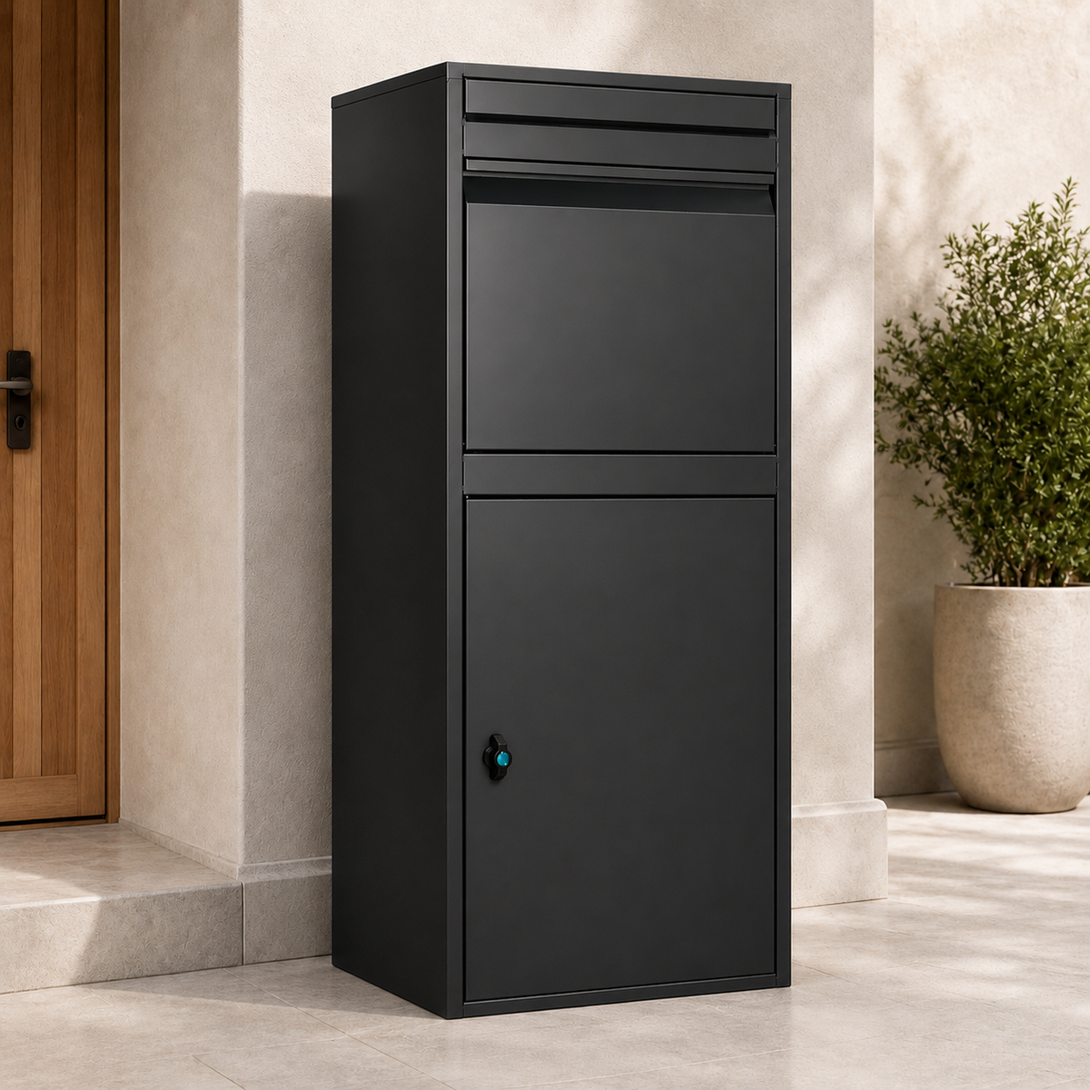 Package delivery Boxes for Outside - Black