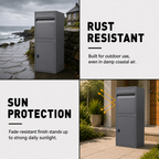 Package delivery Boxes for Outside - Gray