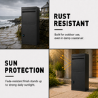 Package delivery Boxes for Outside - Black