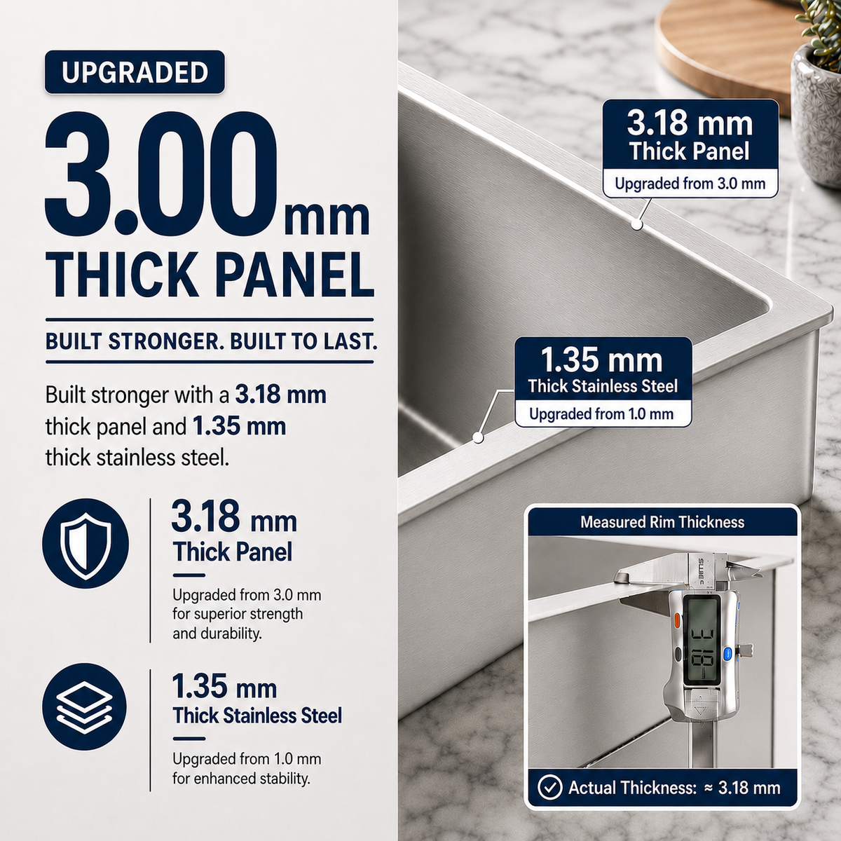 30x22 Inch 304 Stainless Steel Drop-In Single Bowl Kitchen Sink - Silver | 10" Deep Bowl, X-Shaped Drainage, Soundproof Coating, Accessories Included, R10 Rounded Corner