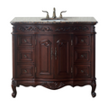 48'' Single Bathroom Vanity with Granite Top