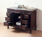 48'' Single Bathroom Vanity with Granite Top