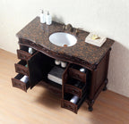 48'' Single Bathroom Vanity with Granite Top