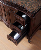 48'' Single Bathroom Vanity with Granite Top