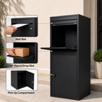 Package delivery Boxes for Outside - Black