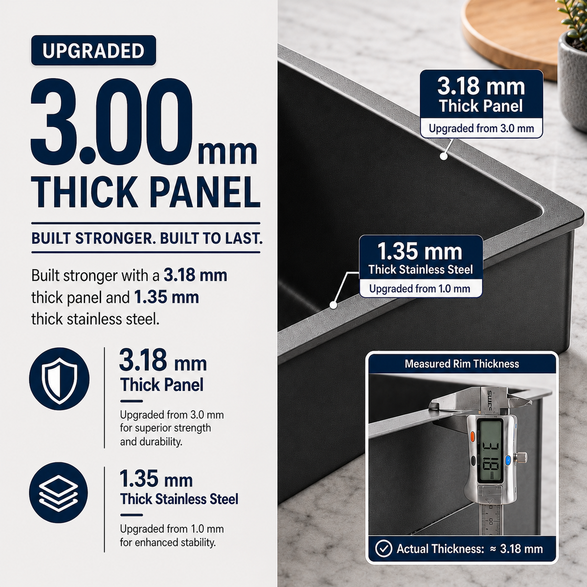32" x 19" Stainless Steel Single Bowl Kitchen Sink w/Accessories | 10" Deep Bowl, 5-Piece Accessories, Drop in, Undermount Sink, Workstation Sink
