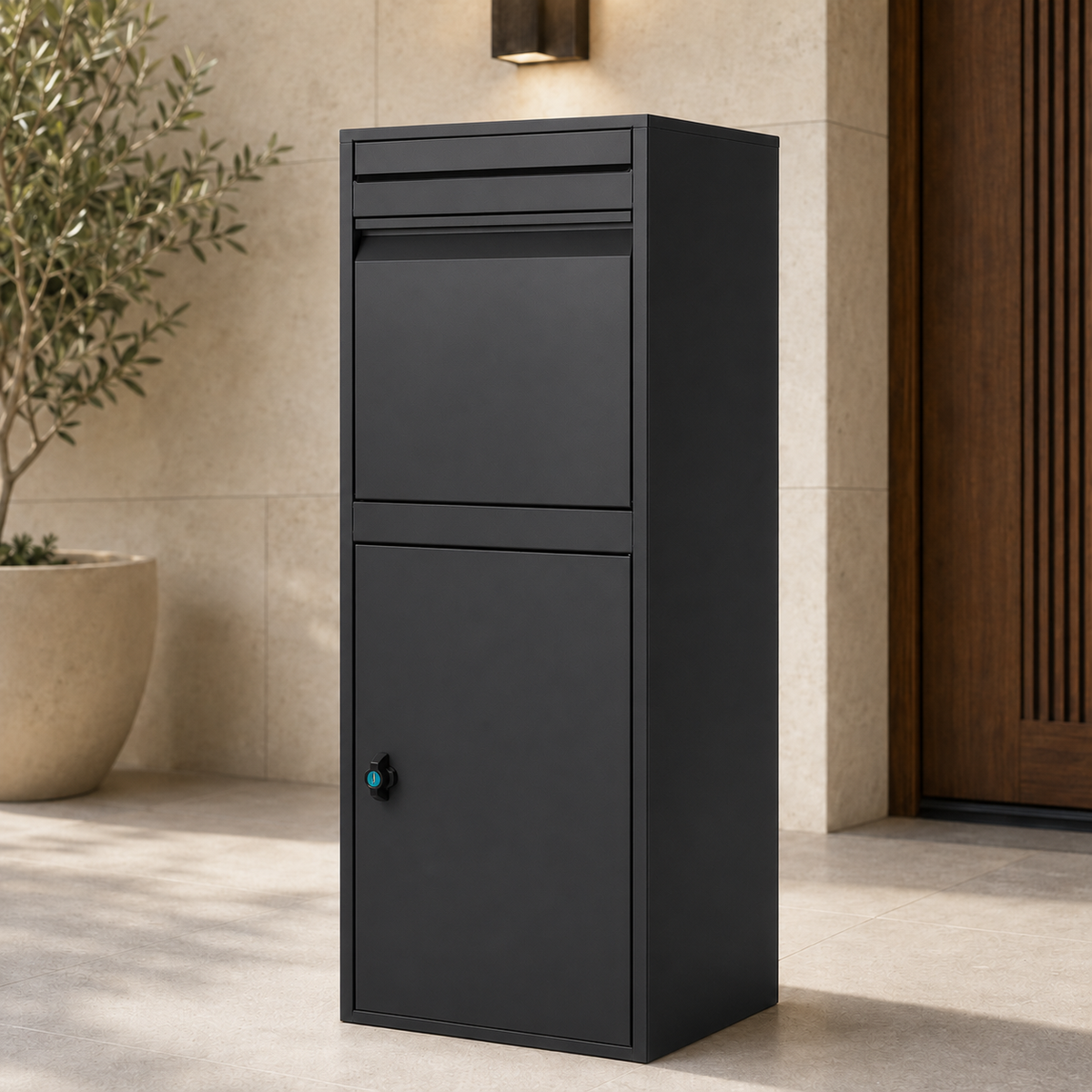 Package delivery Boxes for Outside - Black